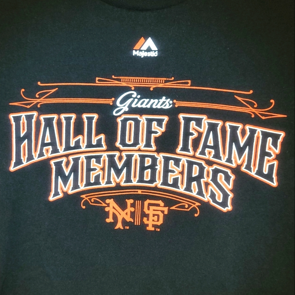 Giants Baseball Hall of Fame T-shirt Size Medium